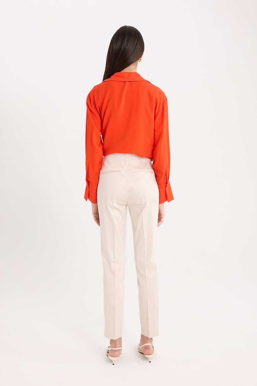 FEMME Beige Taille Normale Valentina - Cigarette