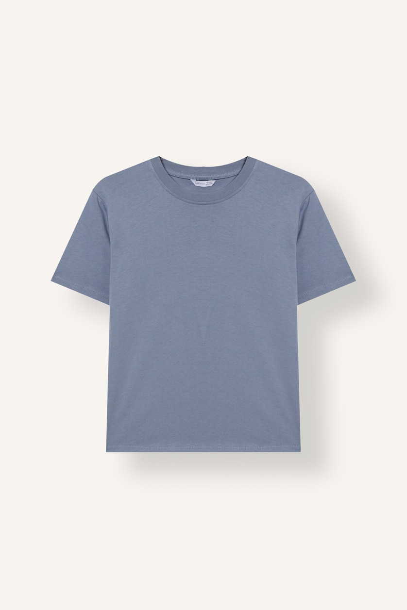Boys & Teens Grey Regular Fit Short Sleeve T-Shirt
