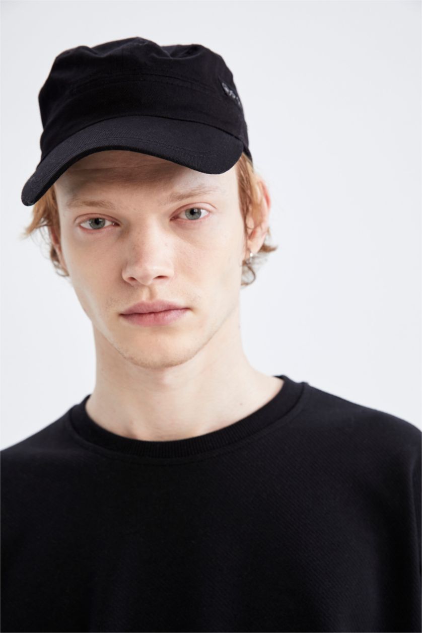 HOMME Noir Casquette brodée pour homme