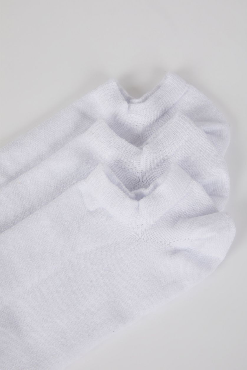 HOMME Blanc Chaussettes avec renfort Coton Basique 3 Homme