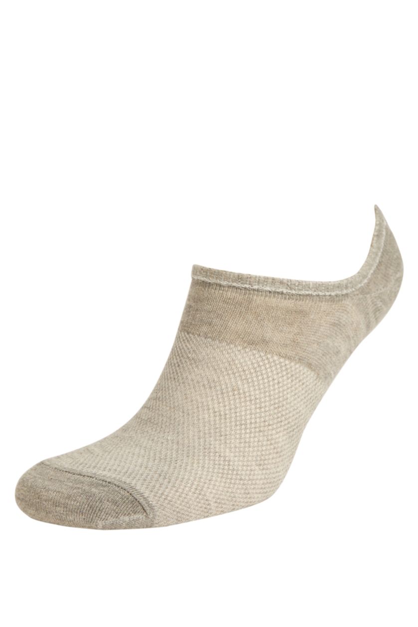 Erkek Siyah 5'li Pamuklu Sneaker Çorap