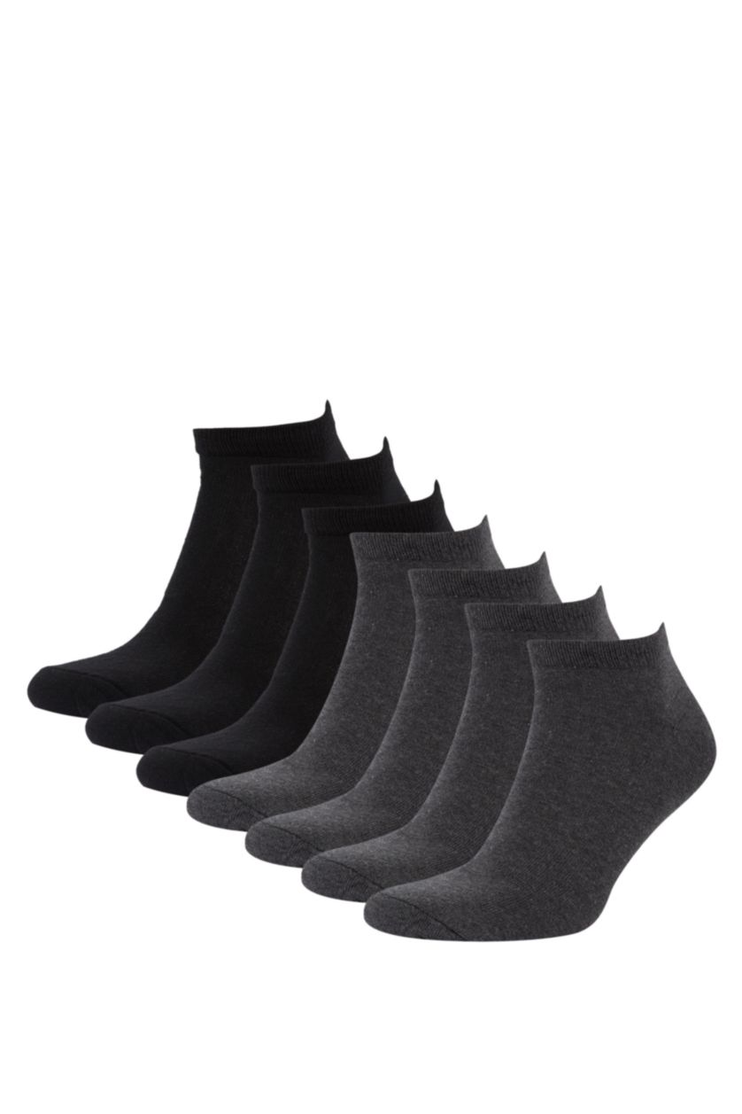 رجال ميلانج رمادي 7 piece Short Socks