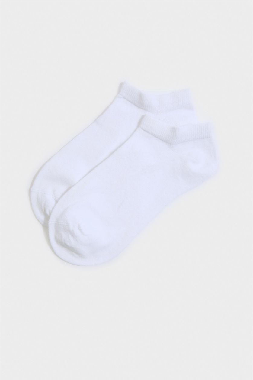 Erkek Beyaz Erkek 7'li Patik Çorap
