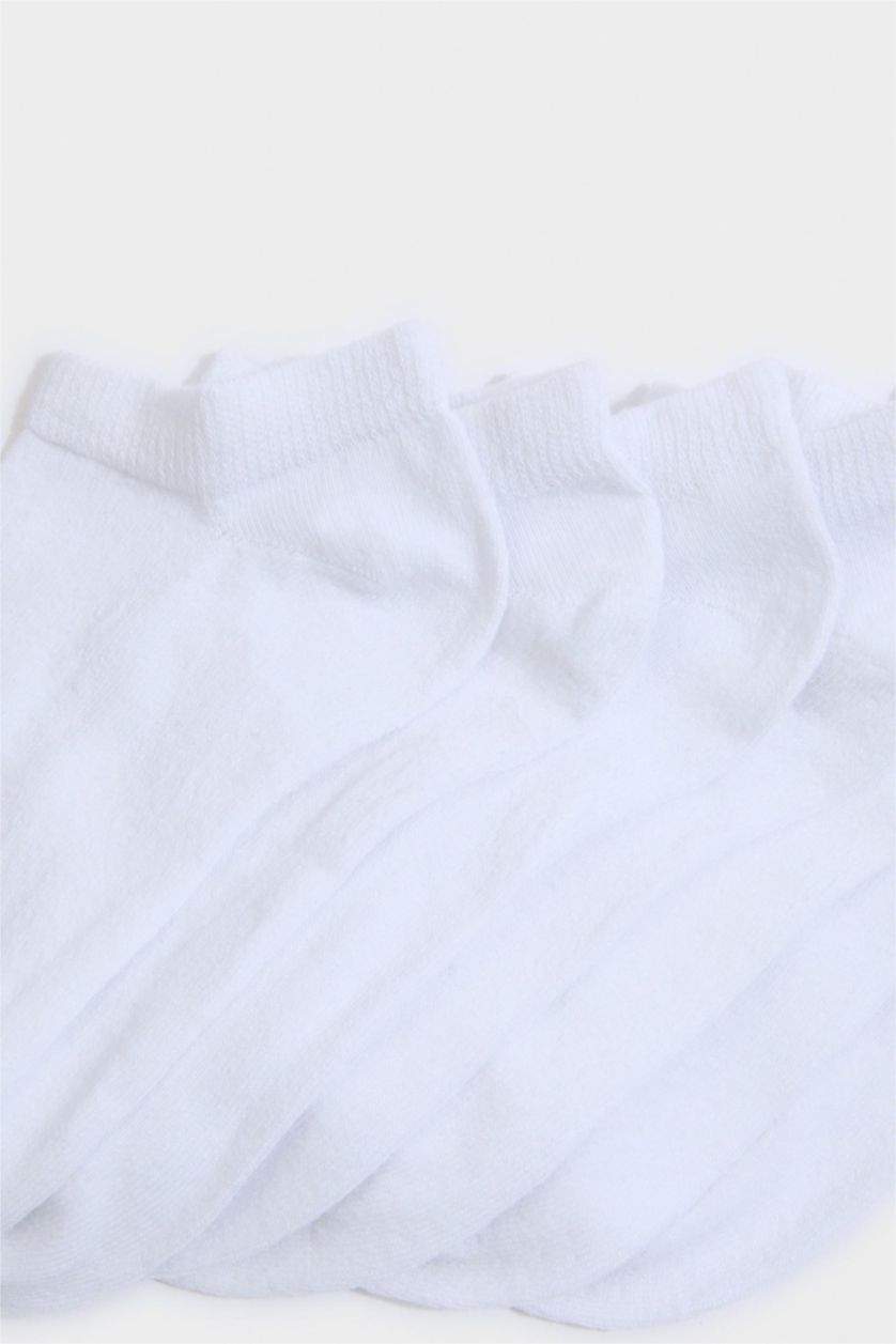 Erkek Beyaz Erkek 7'li Patik Çorap