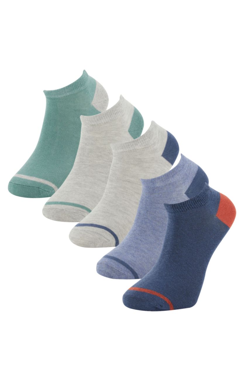 MAN MIXED 5 Piece Cotton Short Socks
