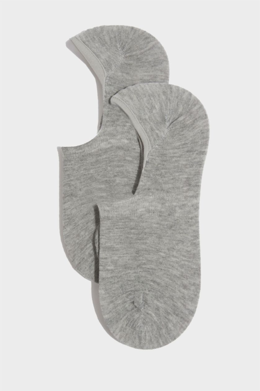 MAN Grey Men's Cotton 3-pack Ballet Socks