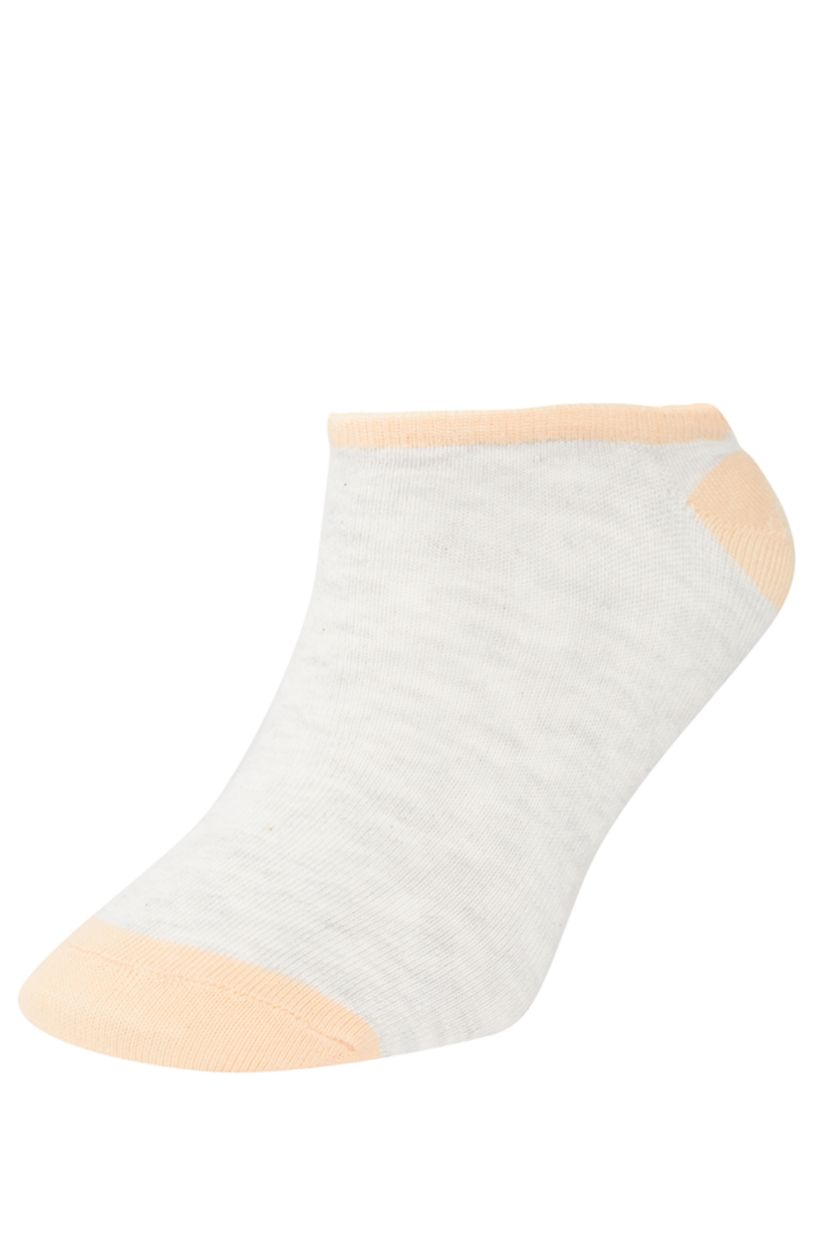 Kadın Açık Gri Kadın 5'li Patik Çorap