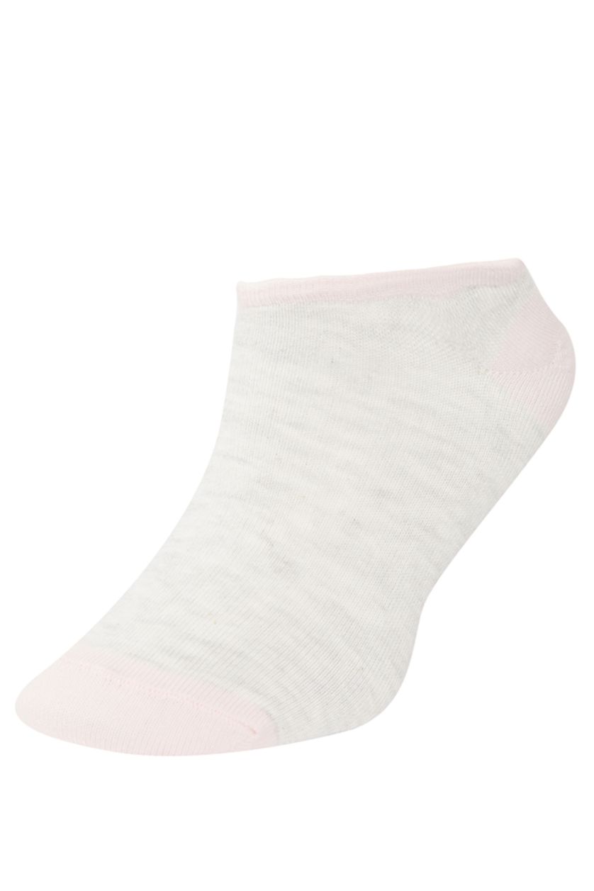 Kadın Açık Gri Kadın 5'li Patik Çorap