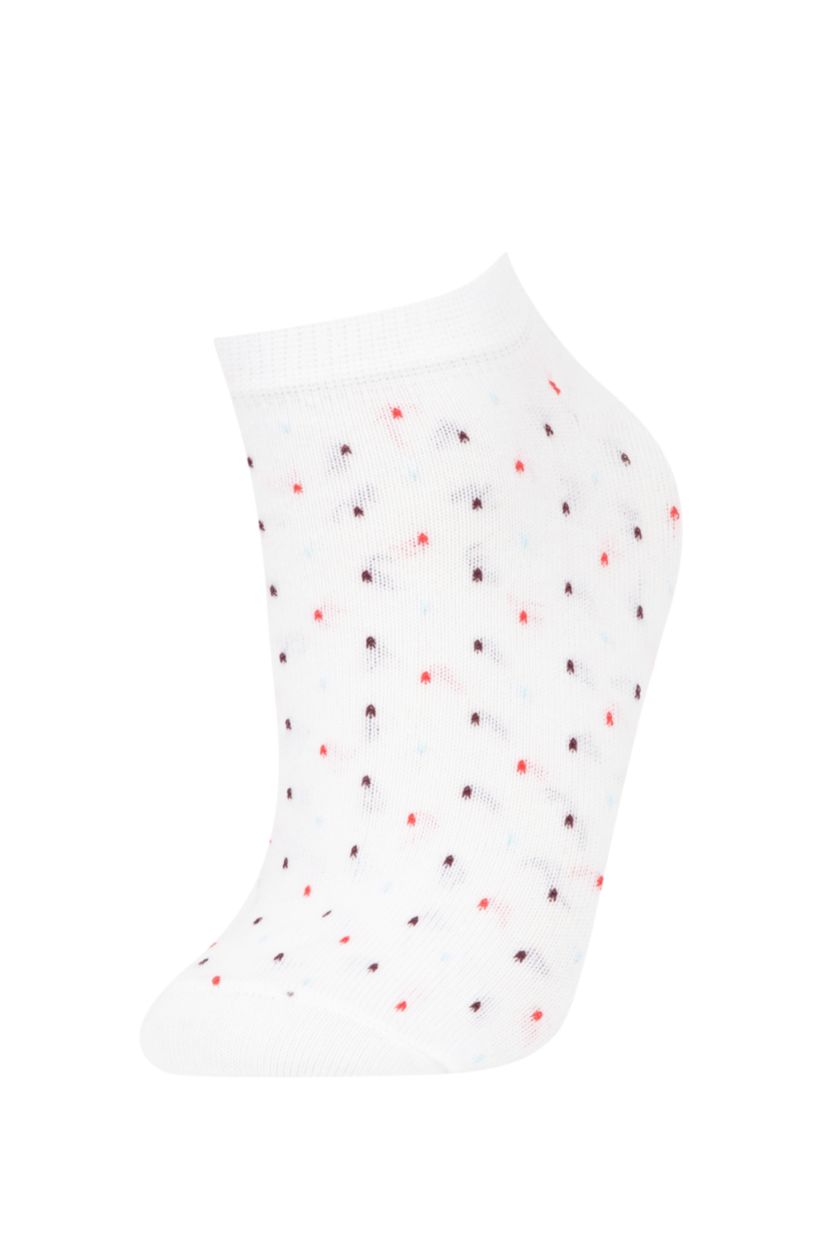 WOMAN MIXED Patterned 5 Pack Booties Socks