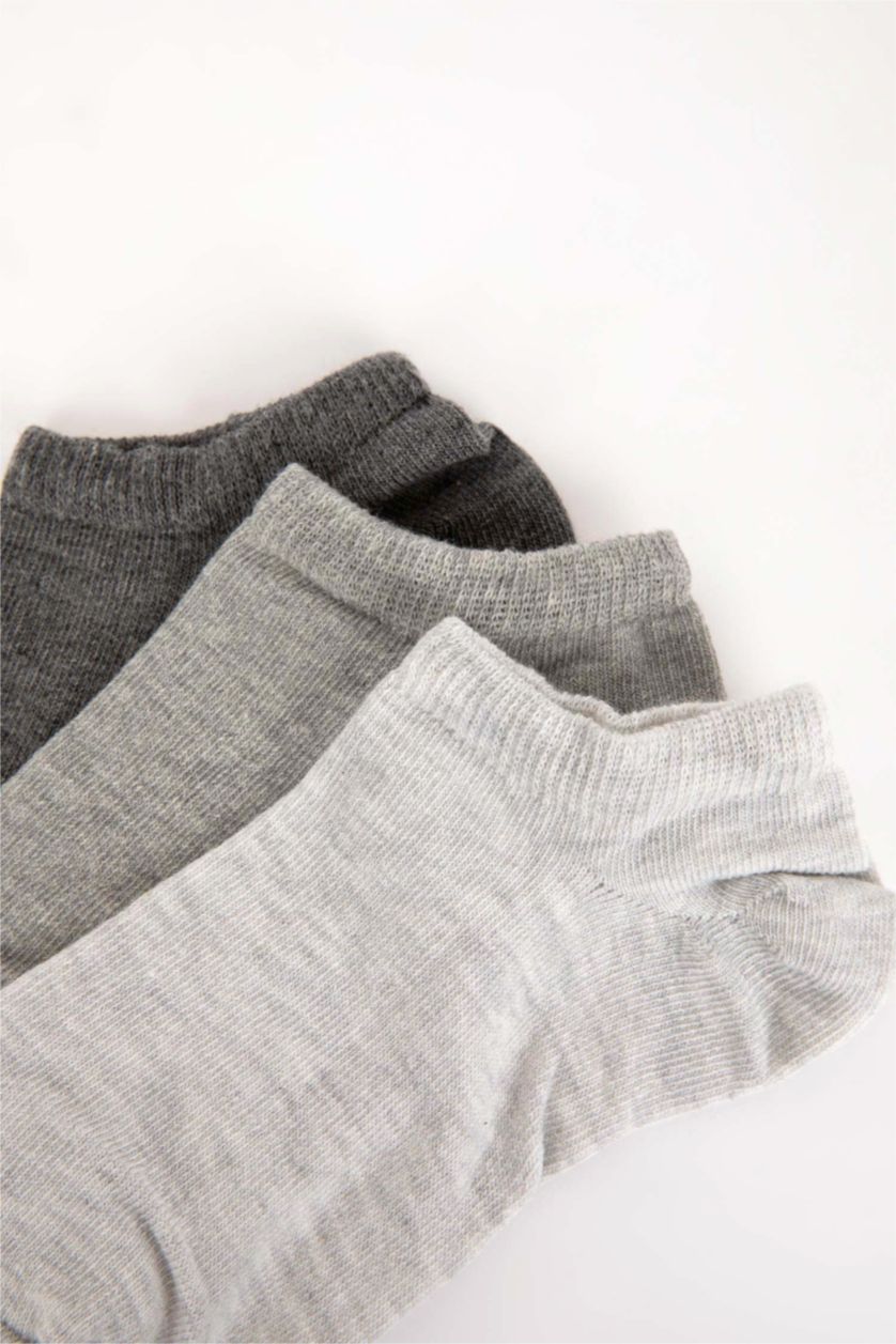 نساء رمادي جوارب رياضية نسائية قطنية مكونة من 3 عبوات