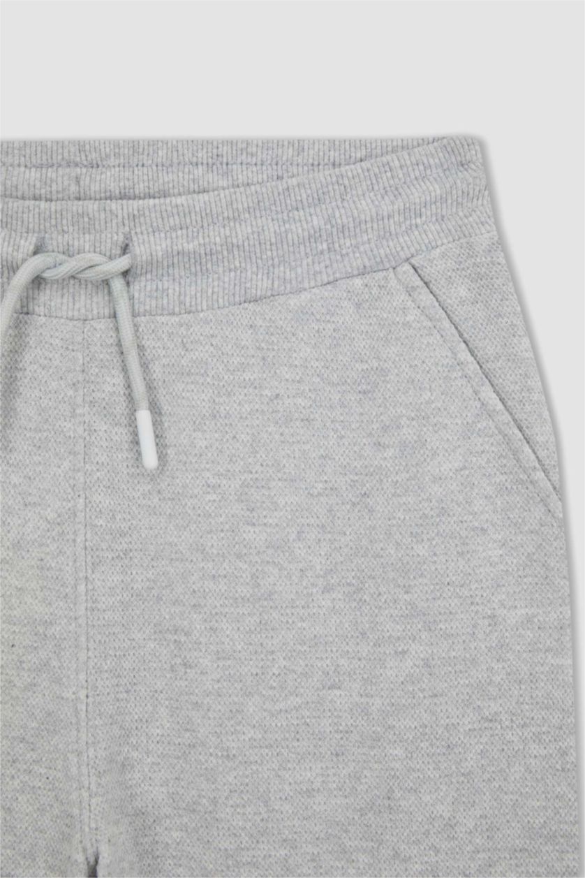 BOYS & TEENS Light Grey Melange بنطلون قصة عادية