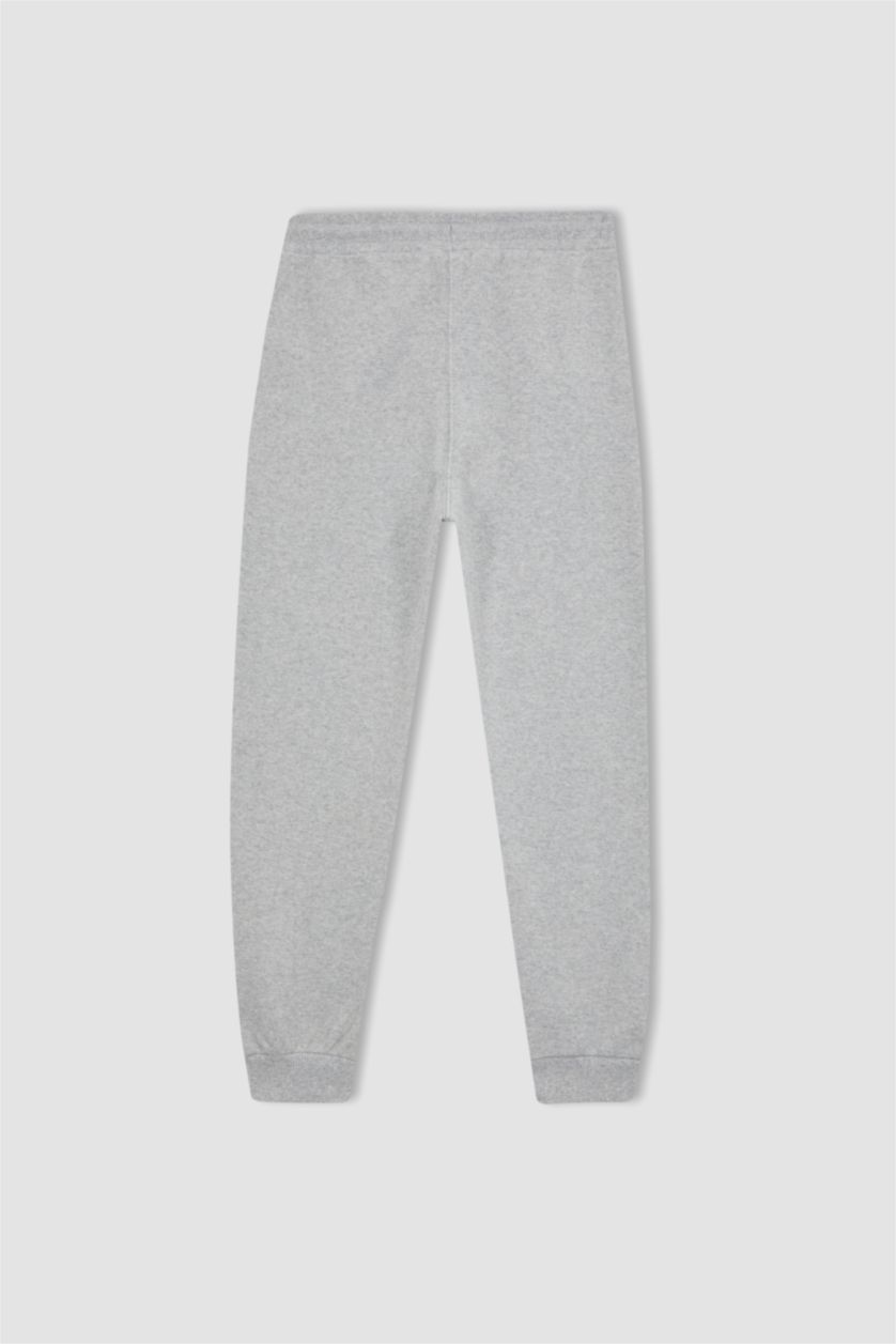 BOYS & TEENS Light Grey Melange بنطلون قصة عادية