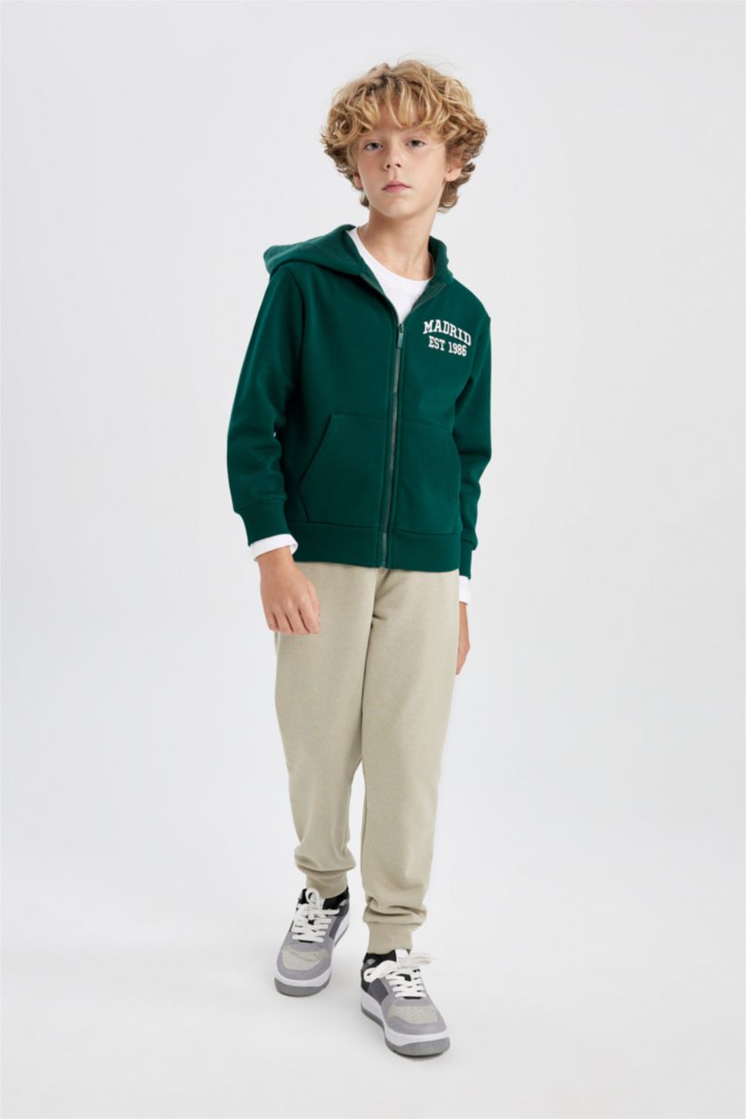 أولادي اللون الحجري بنطلون سويت بانتس اولادي بأستك من تحت