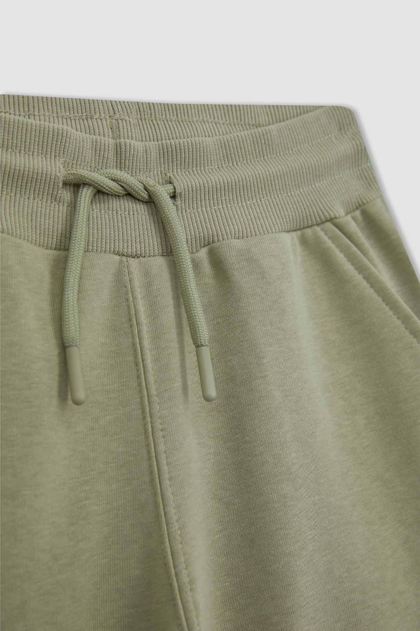 أولادي اللون الحجري بنطلون سويت بانتس اولادي بأستك من تحت