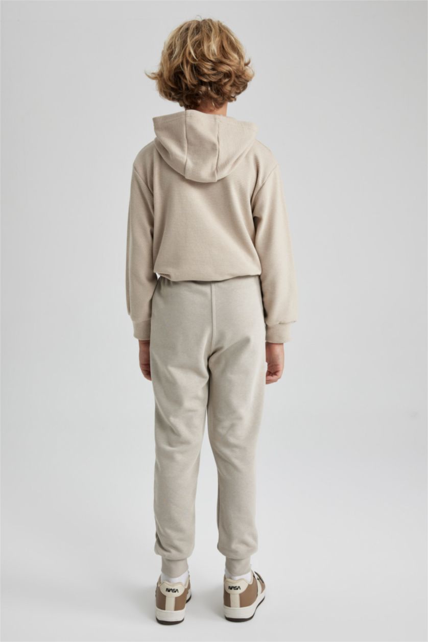 BOYS & TEENS Beige Regular Fit Trousers