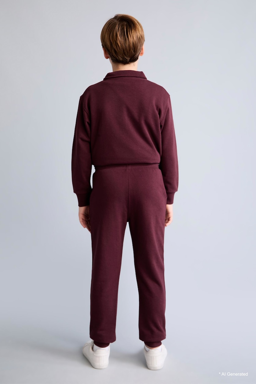 Boys & Teens Dark Bordeaux Boy Regular Fit Pants