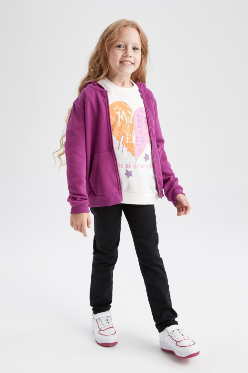 Девочки и подростки Черный Брюки приталенного кроя для девочек, Школьная коллекция