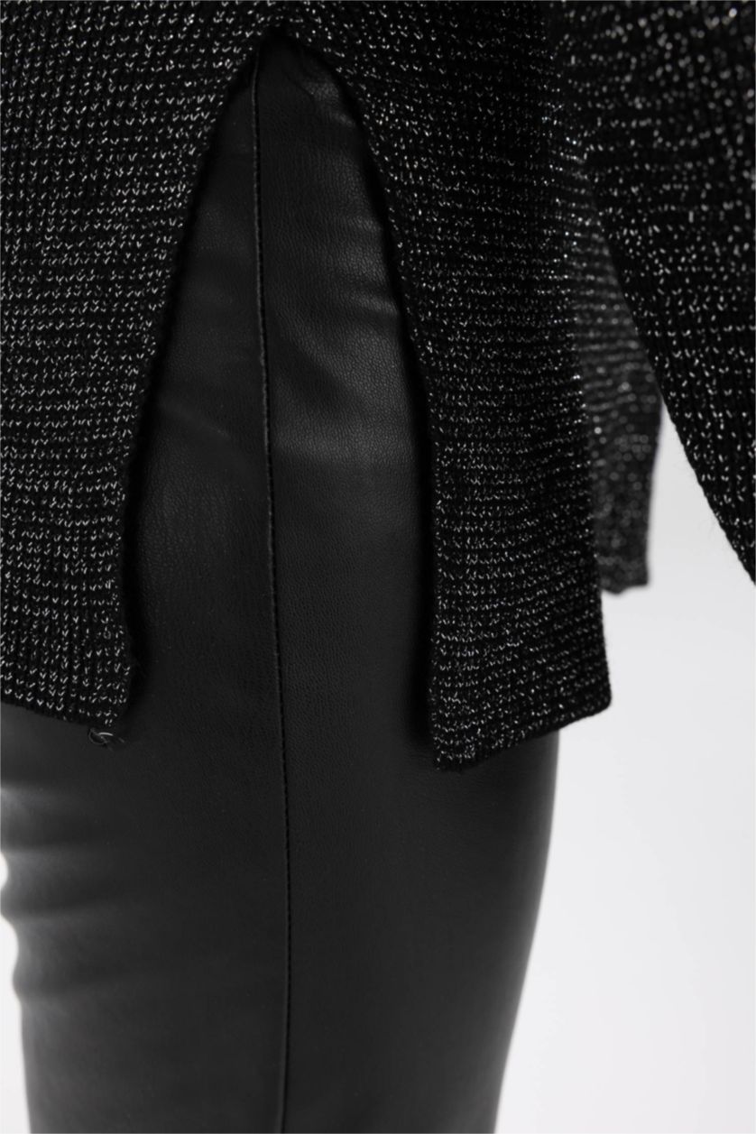 WOMAN Black Regular Fit Pullover