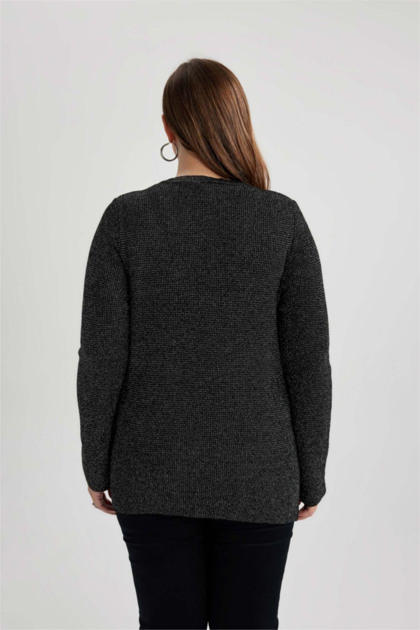 WOMAN Black Regular Fit Pullover