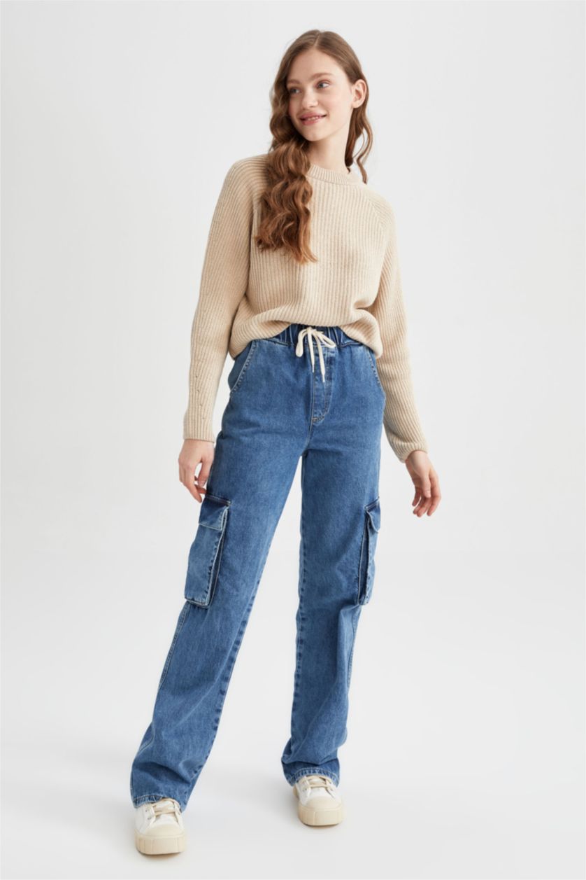 FEMME Beige Pull Tricot