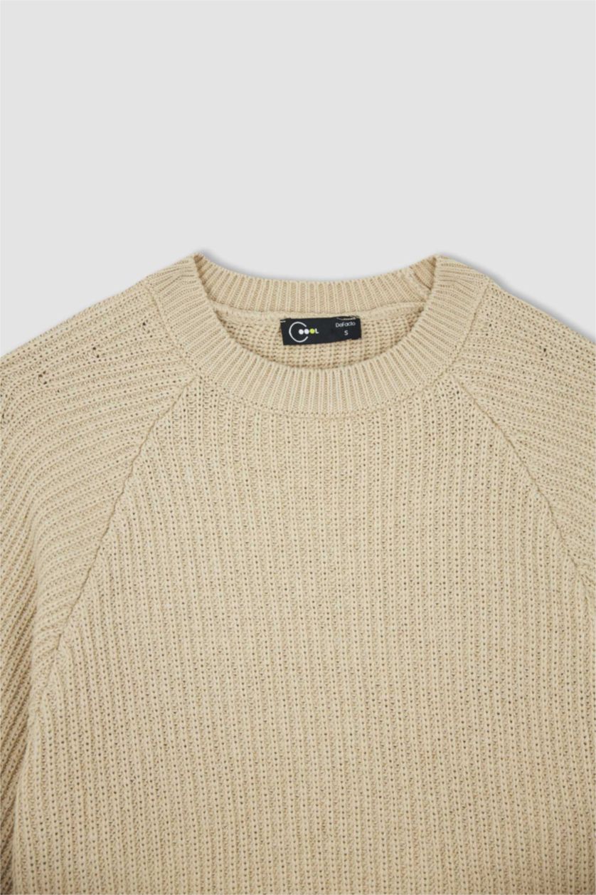 FEMME Beige Pull Tricot