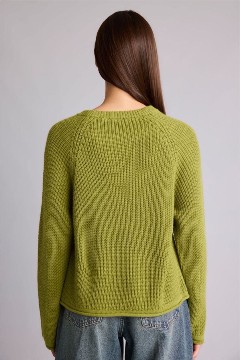 Women Green Regular Fit Pullover