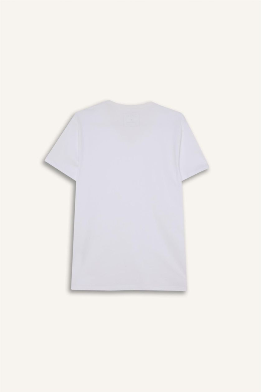 Erkek Beyaz Slim Fit Üst