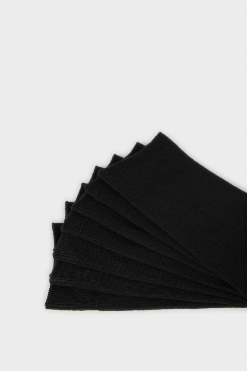 Erkek Siyah Erkek 7'li Uzun Çorap