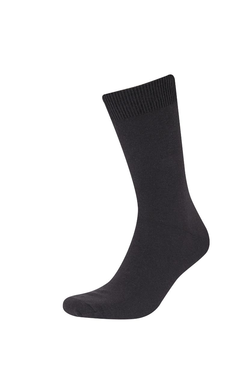 MAN Grey Melange Man 7 Piece Long Socks