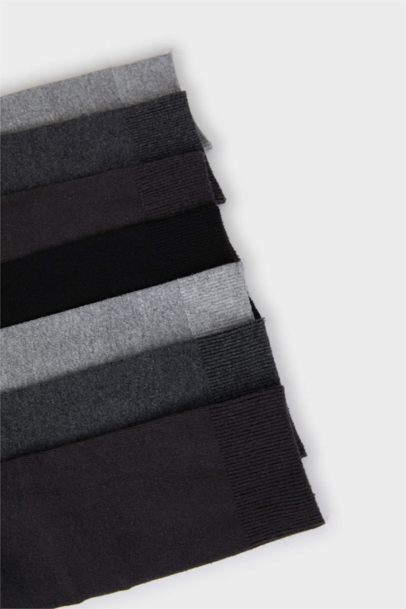 MAN Grey Melange Man 7 Piece Long Socks