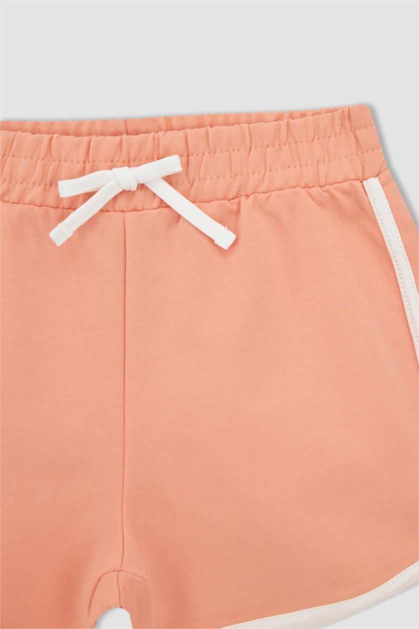 بنات سيموني شورت بناتي بخصر مطاطي برباط