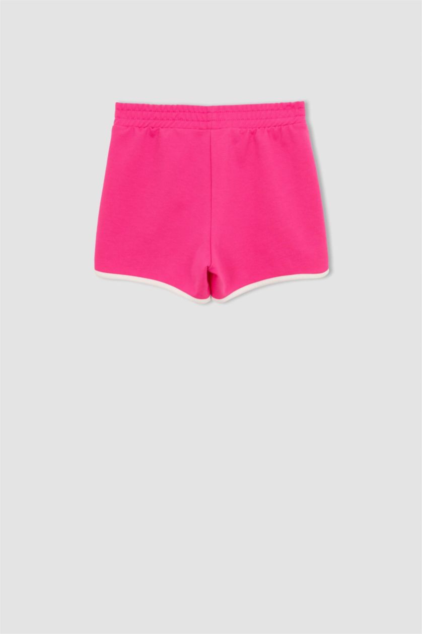 FILLES Rose Short Tissu Sweat Fin