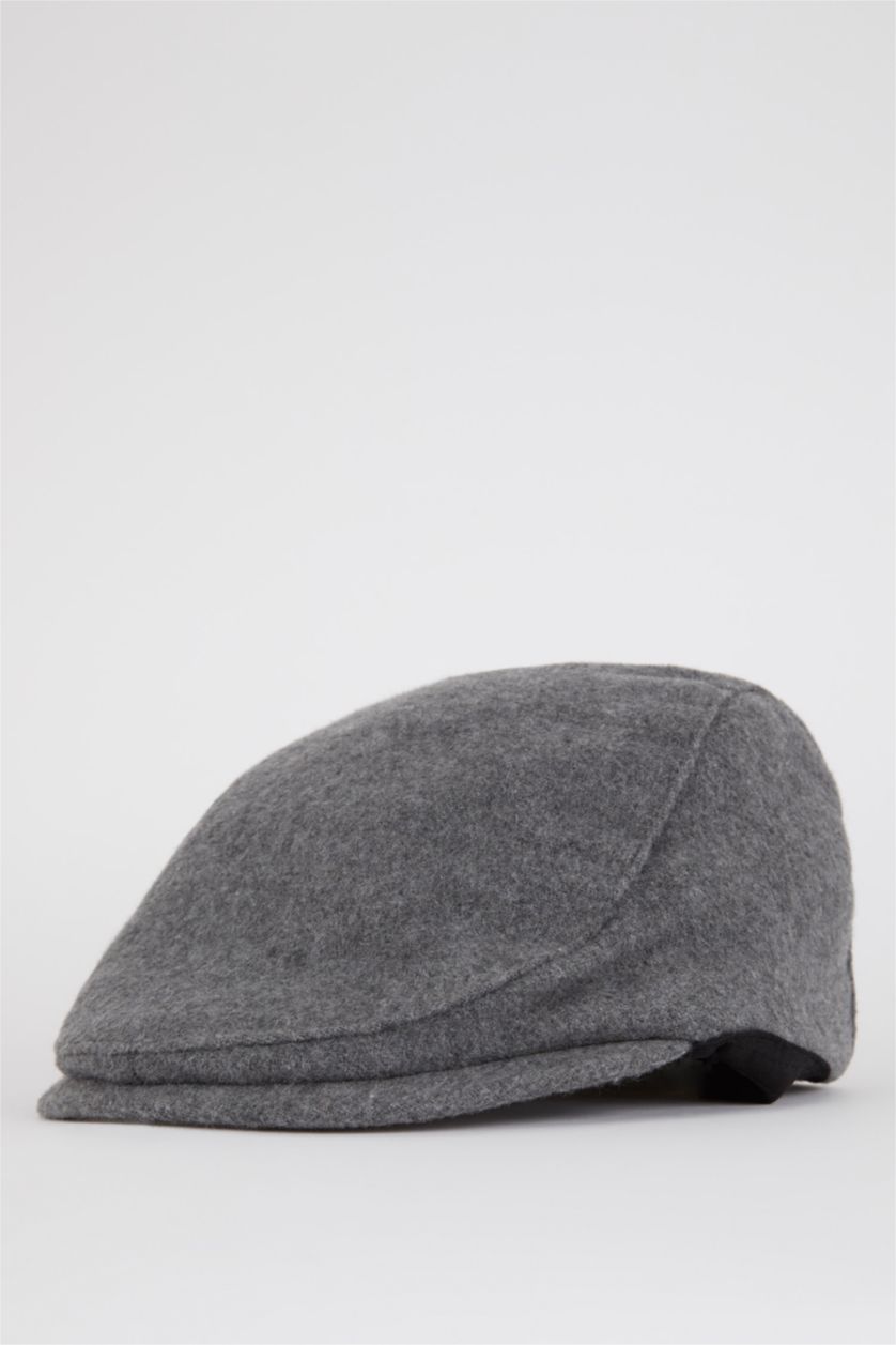 MAN Grey Melange Men's Basic Cap Hat