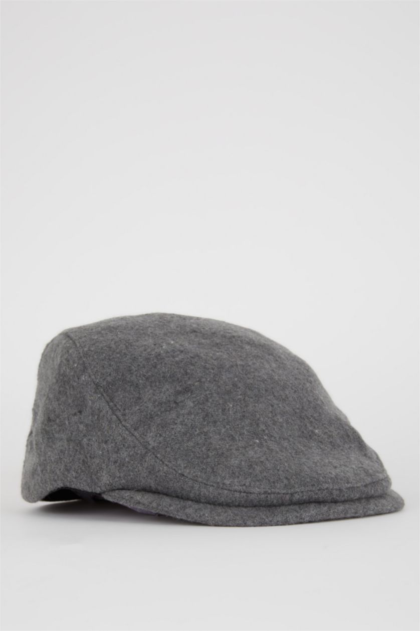 MAN Grey Melange Men's Basic Cap Hat