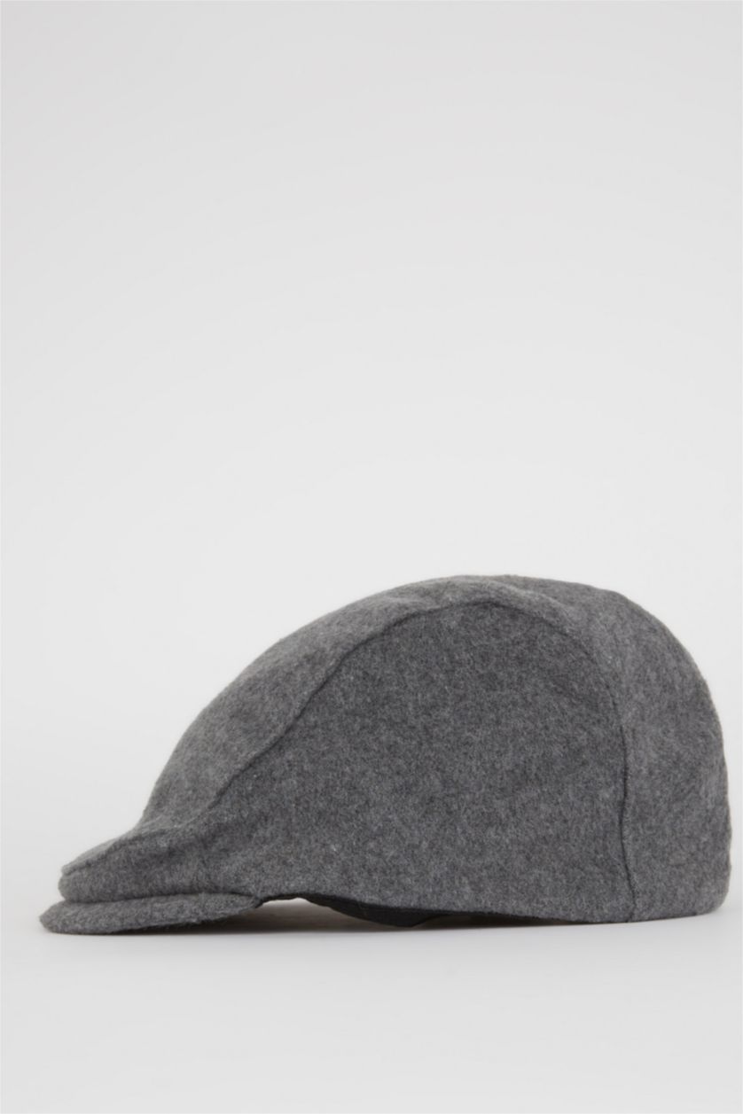 MAN Grey Melange Men's Basic Cap Hat