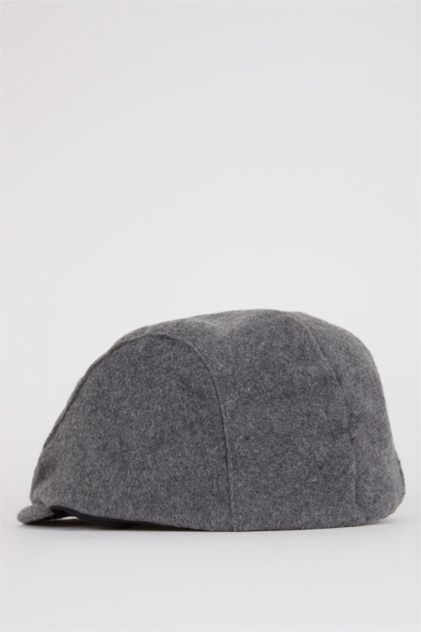 MAN Grey Melange Men's Basic Cap Hat