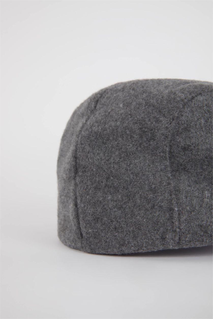 MAN Grey Melange Men's Basic Cap Hat