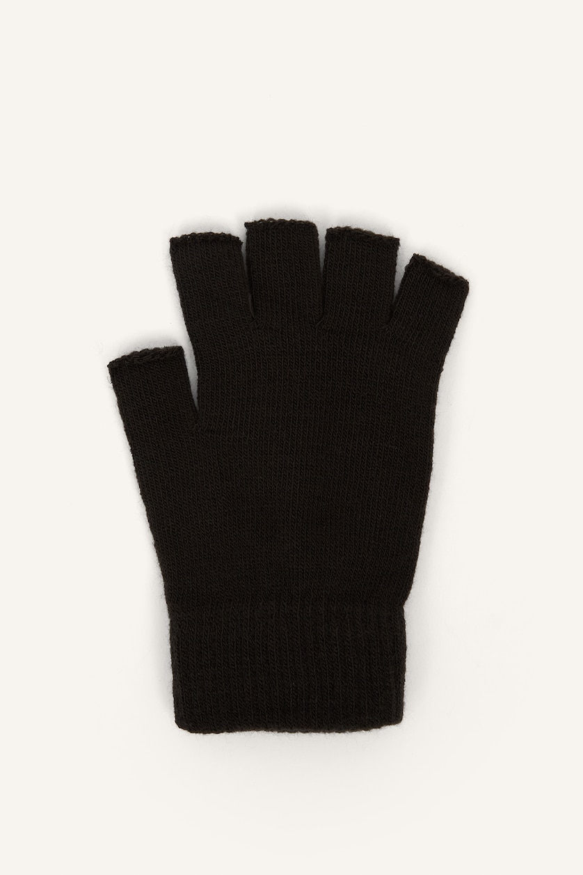 Men Brown Man Knitwear Gloves