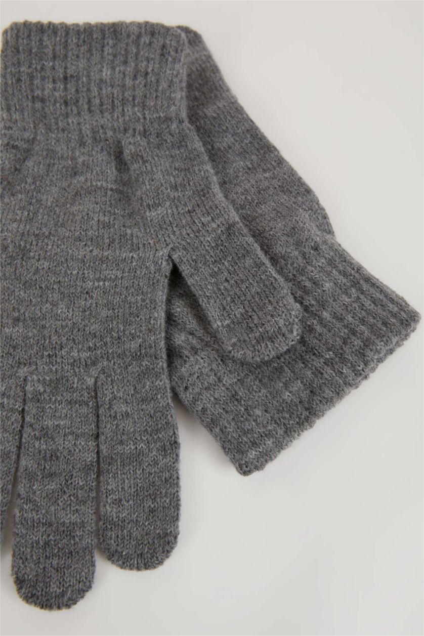 رجال رمادي قفازات رجالي