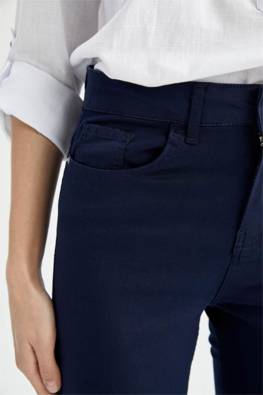 Kadın Lacivert Normal Bel Rebeca Pantolon