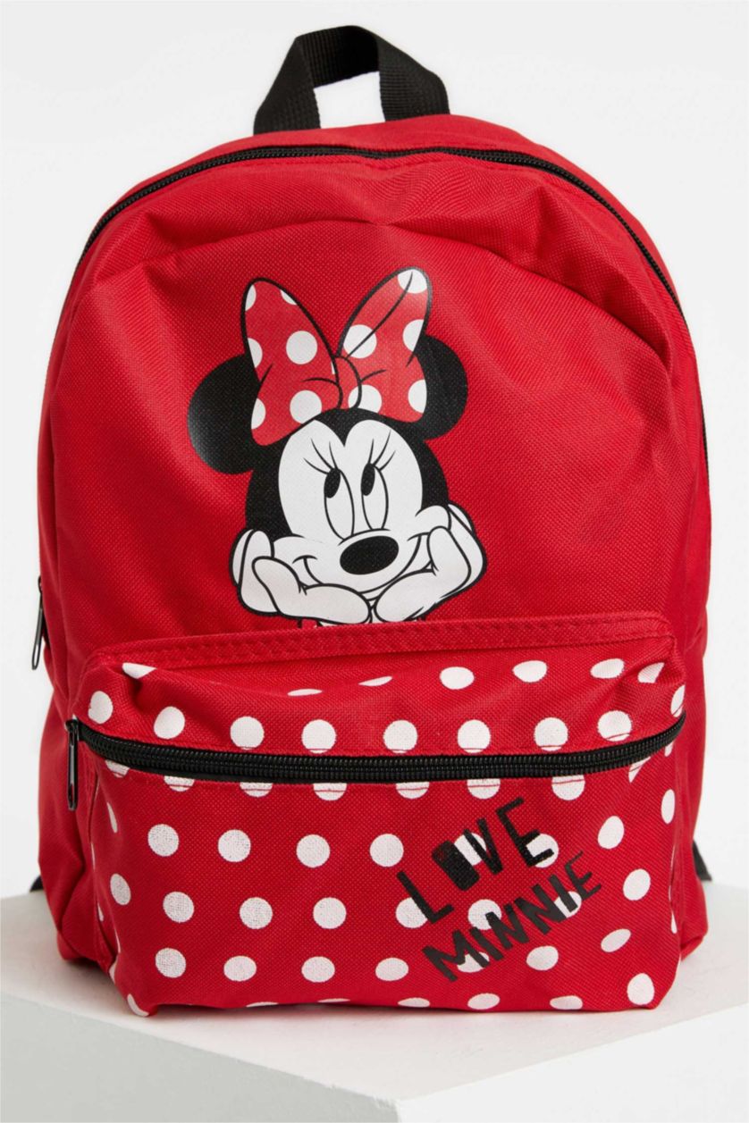 Kız Çocuk - Genç Kız Kırmızı Kız Çocuk Disney Mickey & Minnie Okul Sırt Çantası