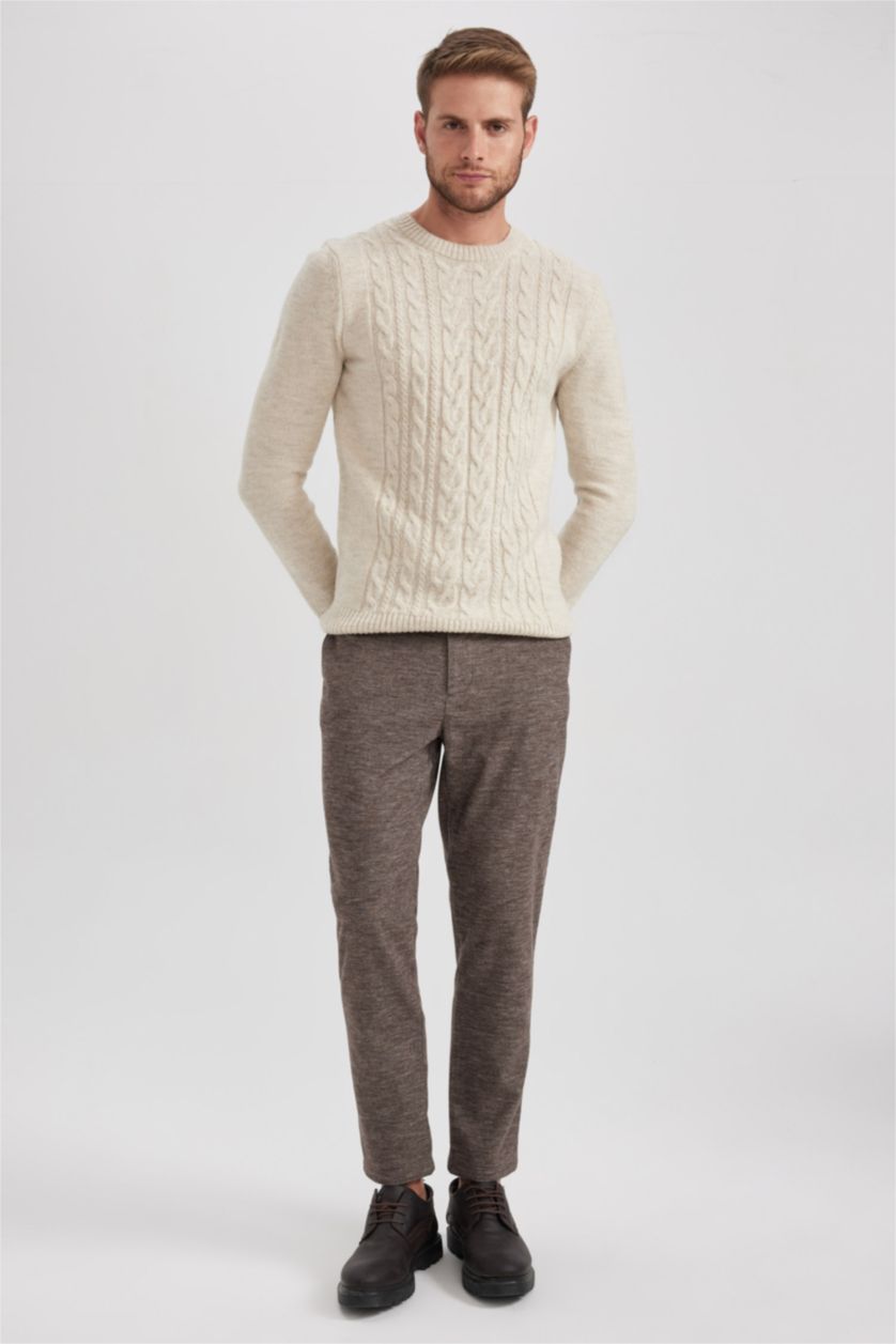 Мужчины Коричневый Tailored Fit