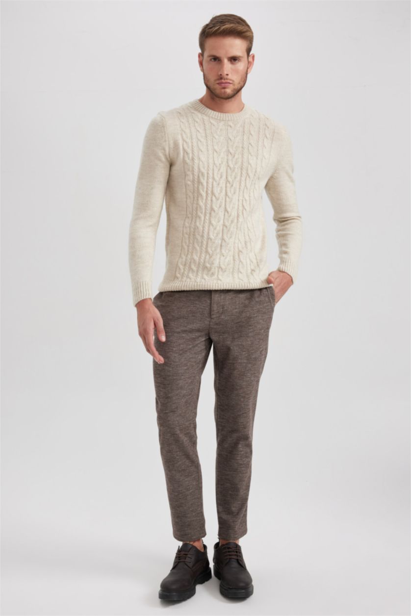 Мужчины Коричневый Tailored Fit