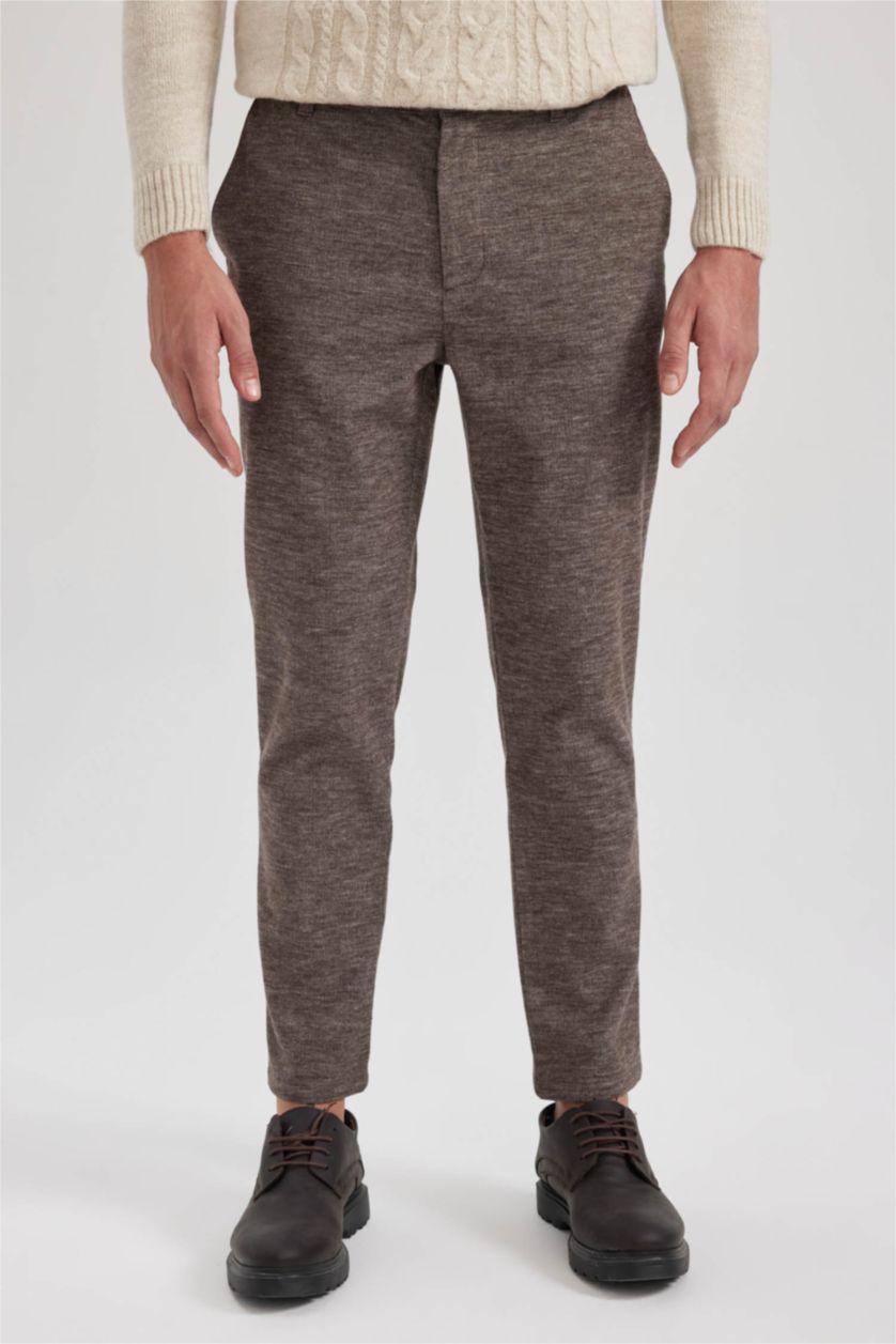 Мужчины Коричневый Tailored Fit