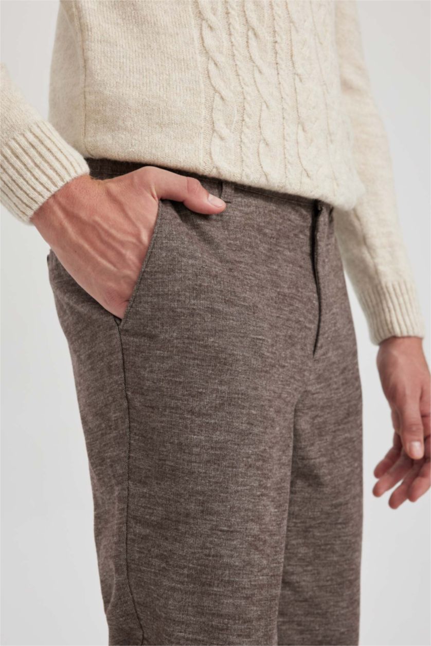 Мужчины Коричневый Tailored Fit