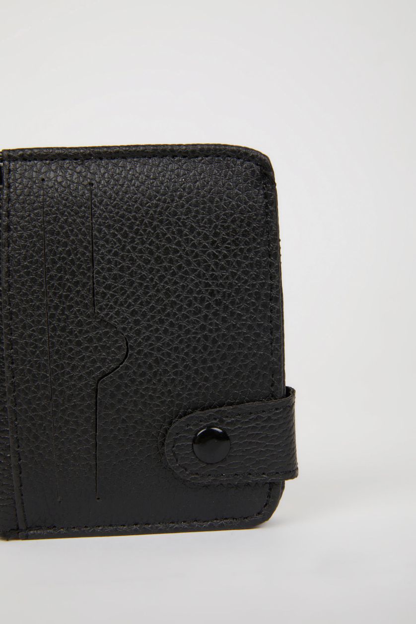 Erkek Siyah Erkek Suni Deri Cüzdan