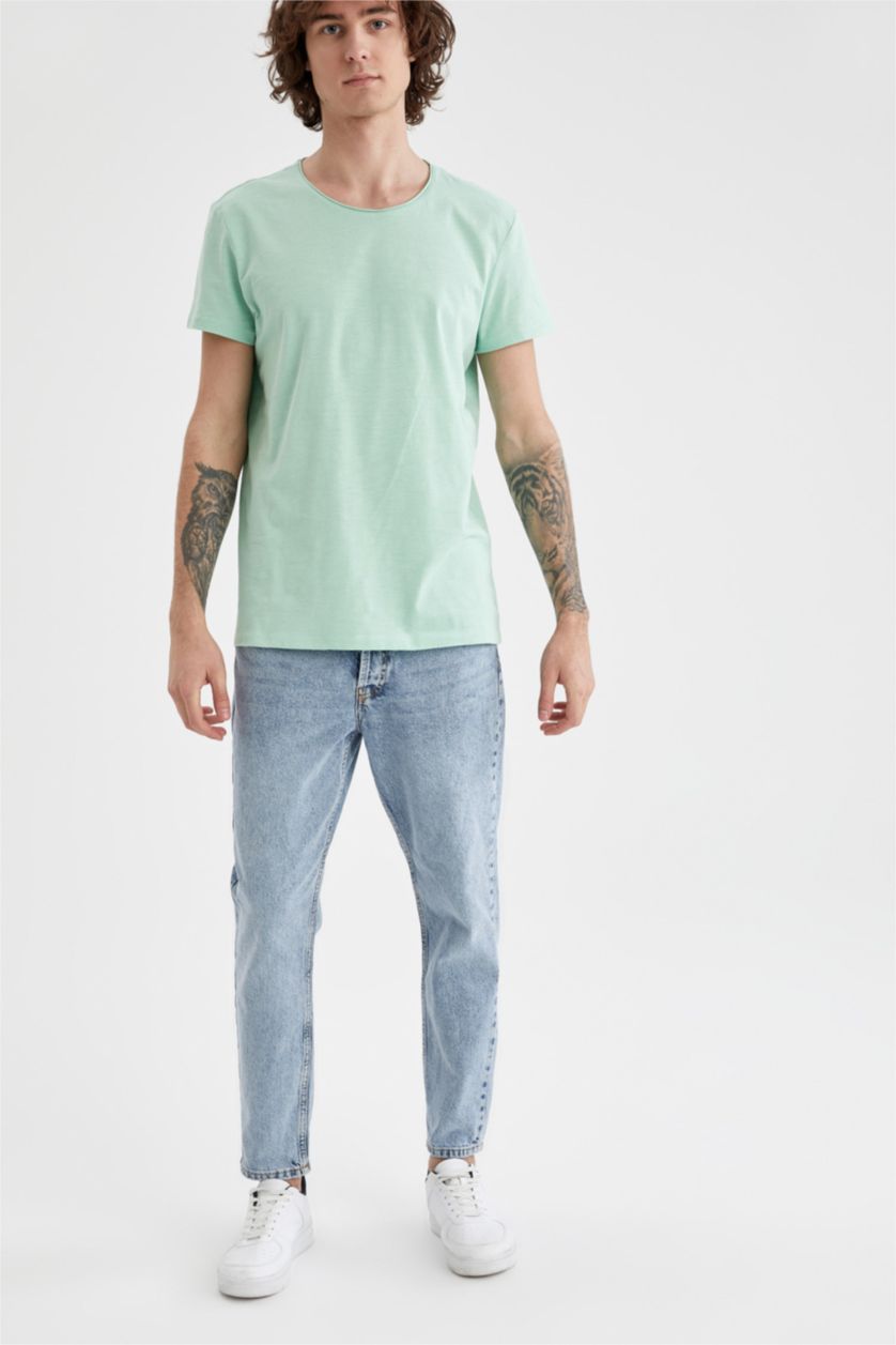 MAN Mint Slim Fit Crew Neck Short Sleeve T-Shirt