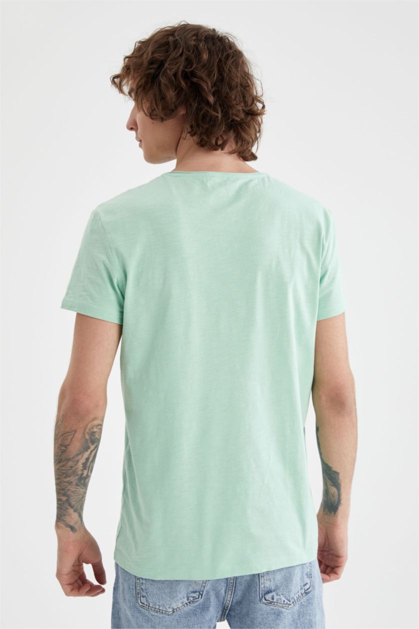 MAN Mint Slim Fit Crew Neck Short Sleeve T-Shirt