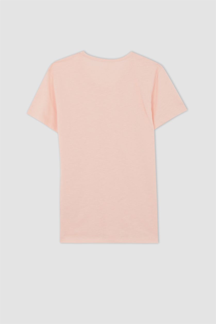رجال زهري Slim Fit Short Sleeve T-Shirt