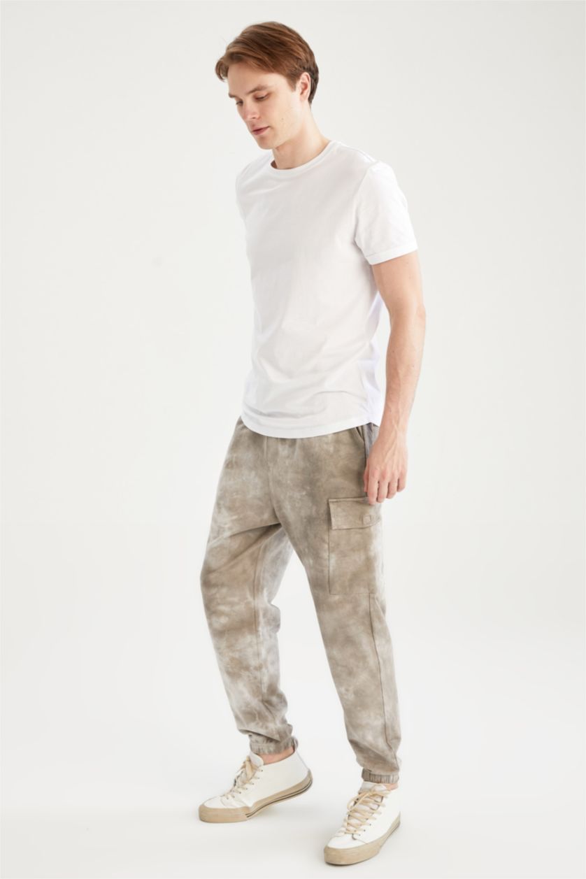 رجالي أبيض Long Fit Short Sleeve T-Shirt